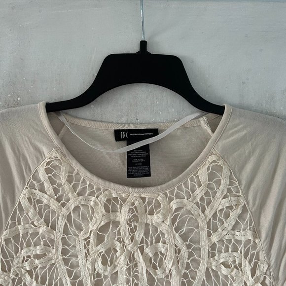 INC International Concepts Crochet Knit Top (NWOT) - Picture 4 of 8